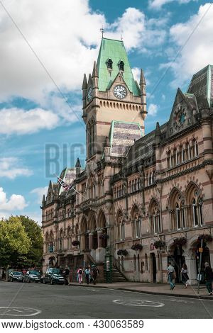 Winchester, United Kingdom, 10th August 2021:- The Guildhall In The City Of Winchester