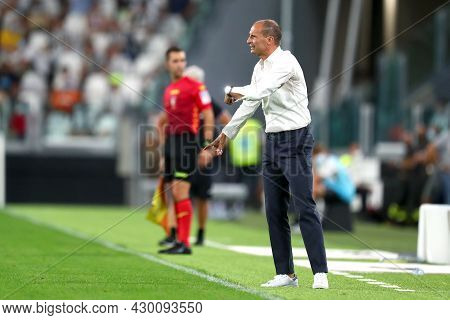 Torino, 14 August 2021. Massimiliano Allegri, Head Coach Of Juventus Fc  During The Friendly  Match 