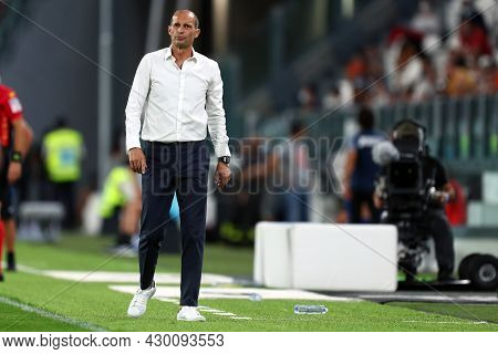 Torino, 14 August 2021. Massimiliano Allegri, Head Coach Of Juventus Fc  During The Friendly  Match 