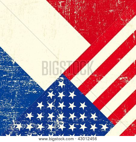 USA i francuski ilustracja flagi.