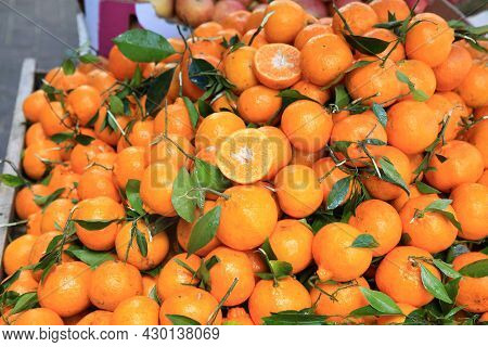 Fruit Tangerine For Sale At Fair