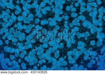 Design Modern Light Blue Many Organic Cells Cg Background Or Texture Illustration