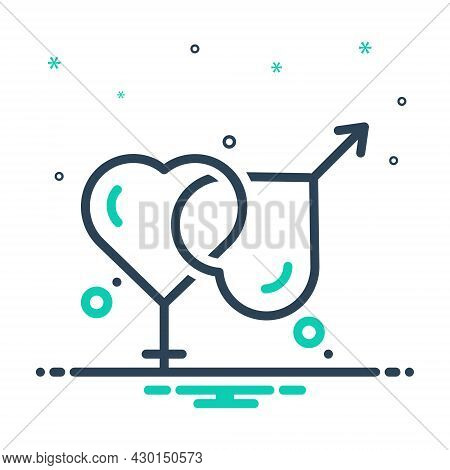 Mix Icon For Married Marital Gender Relationship Sexual Wed Get-married Marry Pair-off