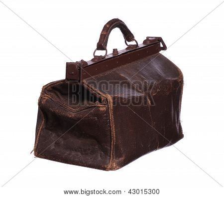 alte braune Tasche