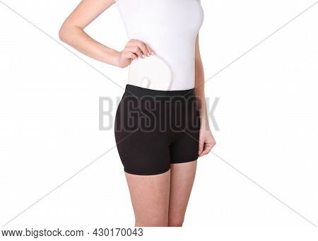 Hip Brace With Two Cushion Pads. Bandage Protector On The Hip Joint. Medical Compression Underwear F