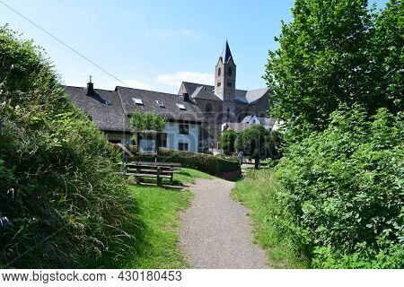Small Foot Path Into Small Town Ulmen, Eifel