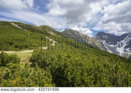 Trail In The Western Slovak Tatras (towards Rakon).