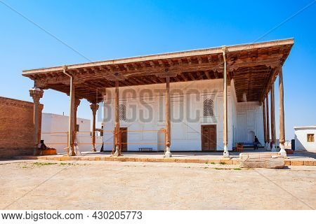 Friday Mosque Or Jami Masjid Inside The Ark Of Bukhara, An Ancient Fortress Located In Bukhara City,
