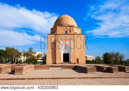 The Rukhabad Mausoleum Is A Memorial And Cult Structure Of The Xiv Century In Samarkand City, Uzbeki