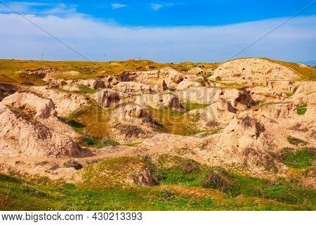 Afrasiyab Or Afrosiyob Is A One Of The Largest Archaeological Sites In The World In Samarkand City, 