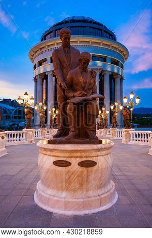 Prosecution Office Or Financial Police And Ministry Of Foreign Affairs In Skopje City, North Macedon