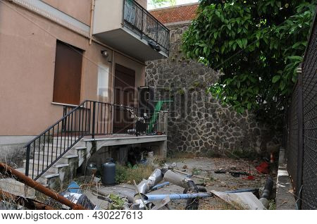 Abandoned Apartment After The Collapse Of The Morandi Bridge In Genoa