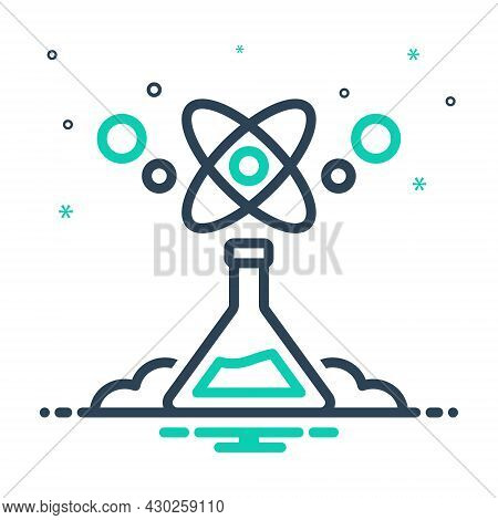 Mix Icon For Science Branch-of-knowledge Area-of-study Atom Forensis Formula Helix Research Beaker S