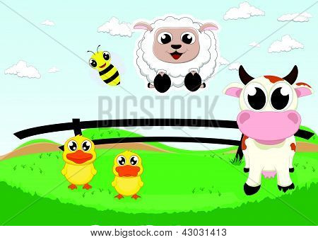 Boerderij dieren Set