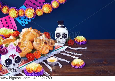 Day Of The Dead, Dia De Los Muertos Celebration Background