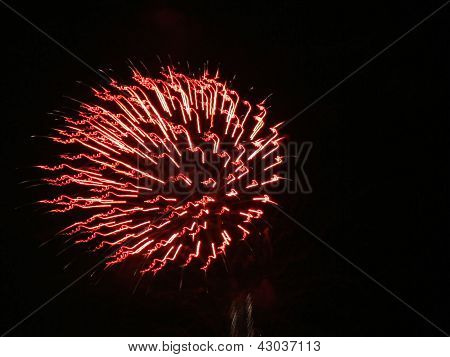 Fireworks Red Ball