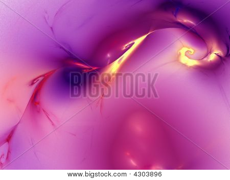 Spirale lila Funken