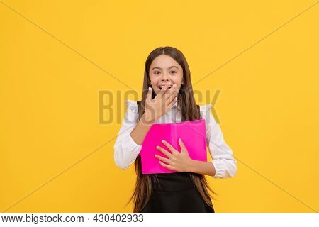Intellectual Child Reader. Educational Literature. Bookish Kid In Grammar School. Sleepy Teen