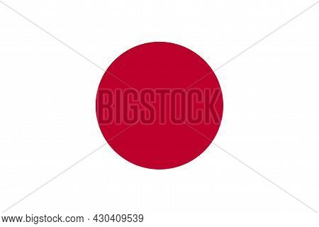 National Flag Of The Japan (nisshoki, Hinomaru) - Vector, Land Of The Rising Sun