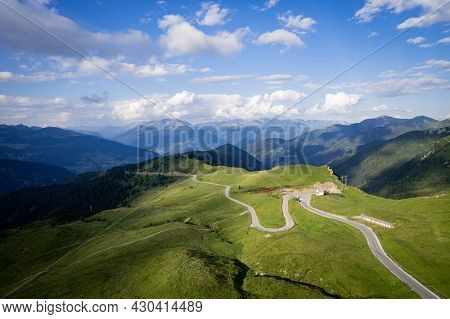 Famous Timmelsjoch High Alpine Road In The Austrian Alps Also Called Passo Rombo - Travel Photograph