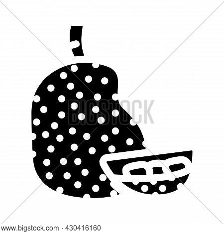 Jackfruit Fruit Glyph Icon Vector. Jackfruit Fruit Sign. Isolated Contour Symbol Black Illustration