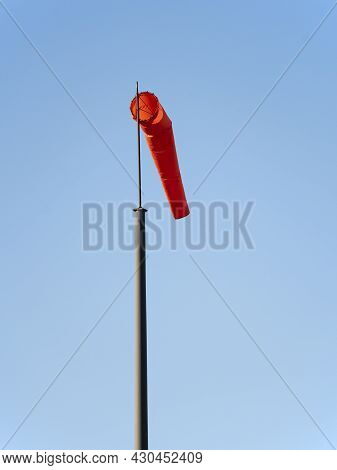 Airport Wind Sock Wind Direction Indicator Portrait