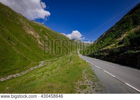 Famous Timmelsjoch High Alpine Road In The Austrian Alps Also Called Passo Rombo - Travel Photograph