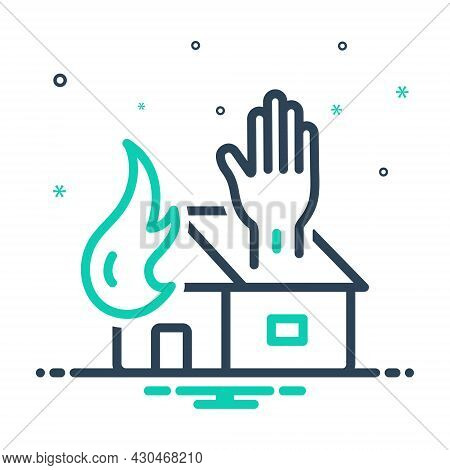 Mix Icon For Help Assist Fire Save Redound Patronize Relieve Aid Succour Help-out