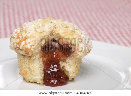 Muffin Strussel Topping และไส้ผลไม้