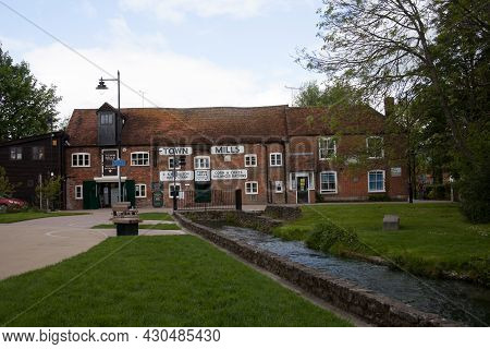 Views Of Town Mills And The River Anton In Hampshire In The Uk, Taken 25th May 2021