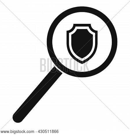 Reliability Search Icon Simple Vector. Bonus Money. Online Business