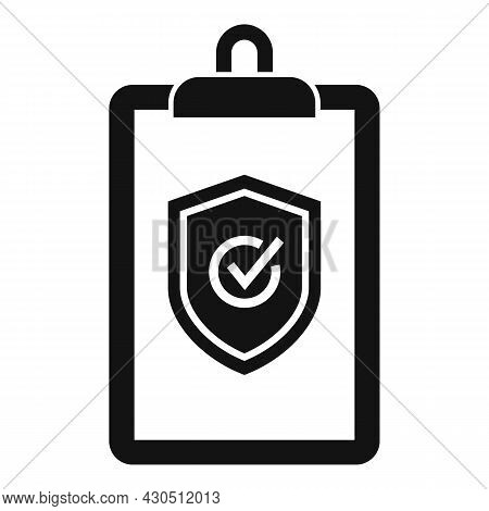 Reliability Clipboard Icon Simple Vector. Iso Assistant. Audit Checklist
