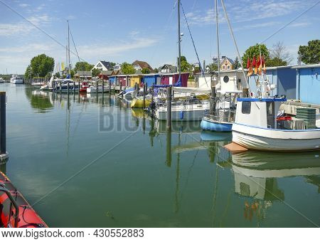 Harbour Scenery Around Niendorf At Timmendorf Beach In Germany