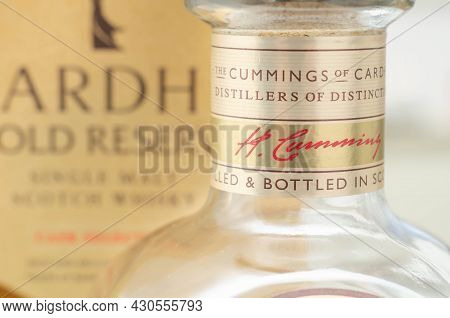 London, United Kingdom - October 11, 2020 Bottle Of Cardhu Gold Reserve, Single Malt Scotch Whisky C