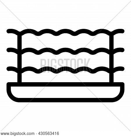 Lasagna Food Icon Outline Vector. Lasagne Pasta. Italian Cheese
