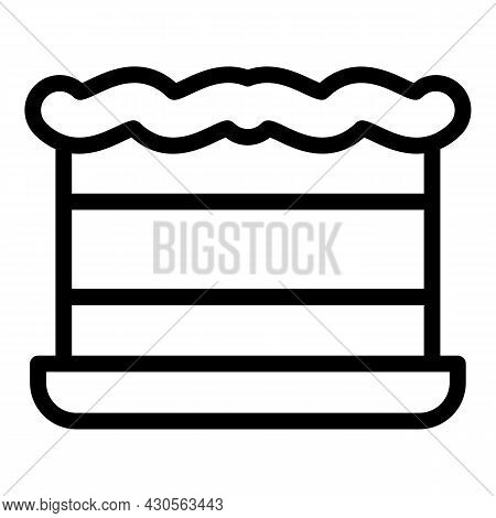 Penne Lasagna Icon Outline Vector. Lasagne Pasta. Italian Food