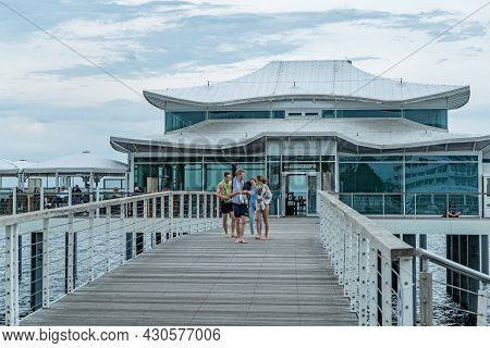 Timmendorf Beach At The Baltic Sea - Lubeck, Germany - May 10, 2021