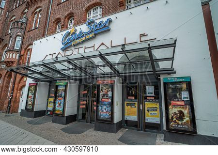 Cinestar Stadthalle Movie Theater In Lubeck Germany - Lubeck, Germany - May 10, 2021