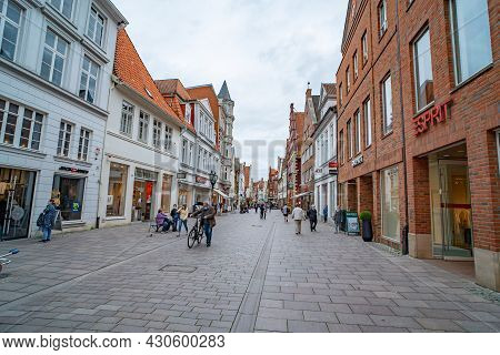 Historic City Of Luneburg Germany - Lueneburg, Germany - May 10, 2021