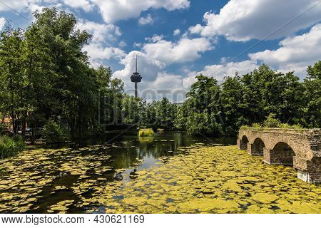 Media Park In The City Of Cologne From Above - Cologne Germany - June 25, 2021