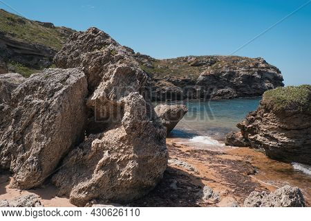 The Concept Of Boating, Recreation, Travel - Splashes Of Blue Water In The Rsea, Ocean, Mountains, S