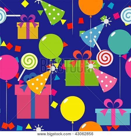Seamless wallpaper anniversaire