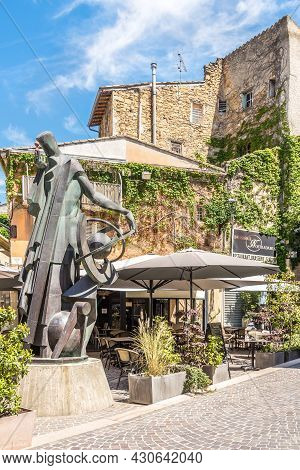 Salon De Provence, France - June 26,2021 - Nostradamus Statue In The Streets Of Salon-de-provence. S