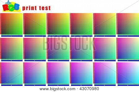 paletin RGB välein 15 pistettä