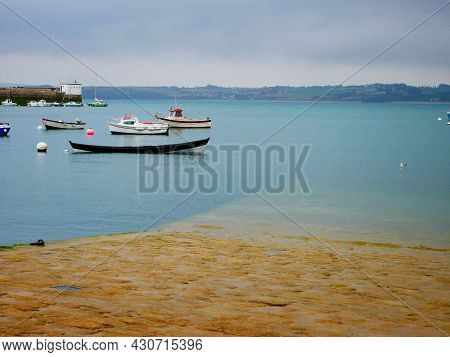Magnificent Port Of Douarnenez In The North West Of France