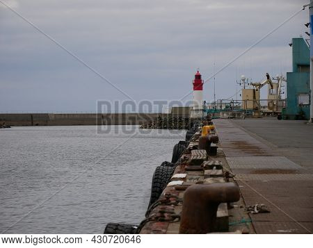 Nice Picture Of A Lighthouse On The Atlantic Ocean In Brittany In The Northwest Of France In Le Guil