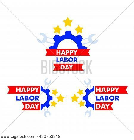 Happy Labor Day Illustration. Workingmans Holiday Illustration Design Concept