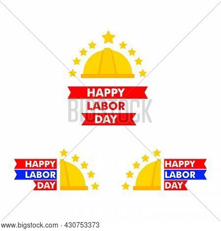 Happy Labor Day Illustration. Workingmans Holiday Illustration Design Concept