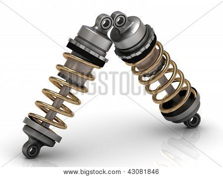 두 자동차 충격 흡수