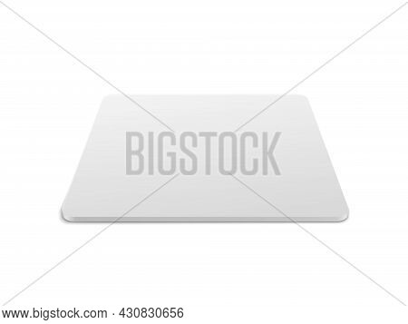 Square Beermat, Bierdeckel Isolated On White Background With Shadow.
